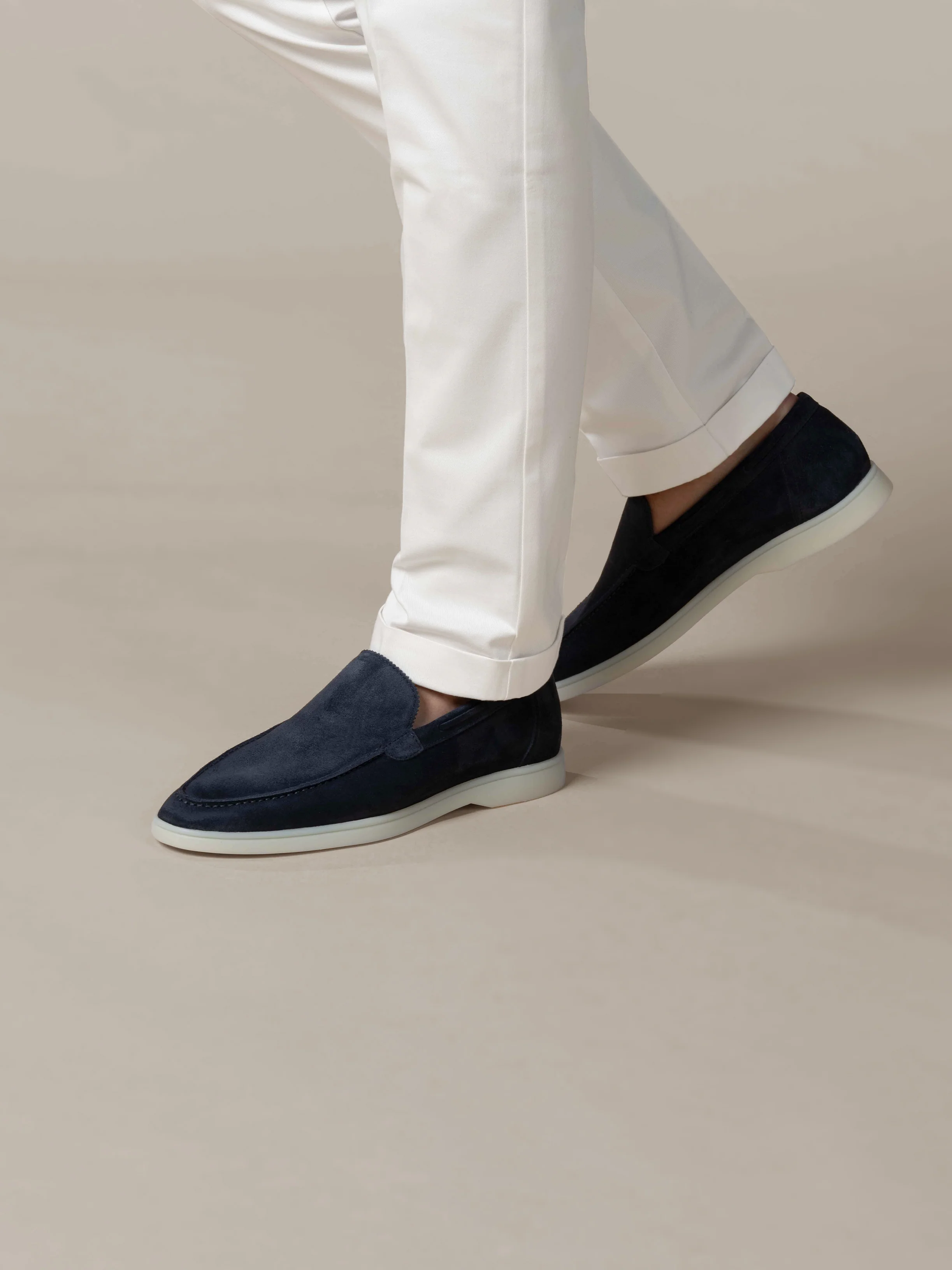 Dark Navy Yacht Loafers - Image 3