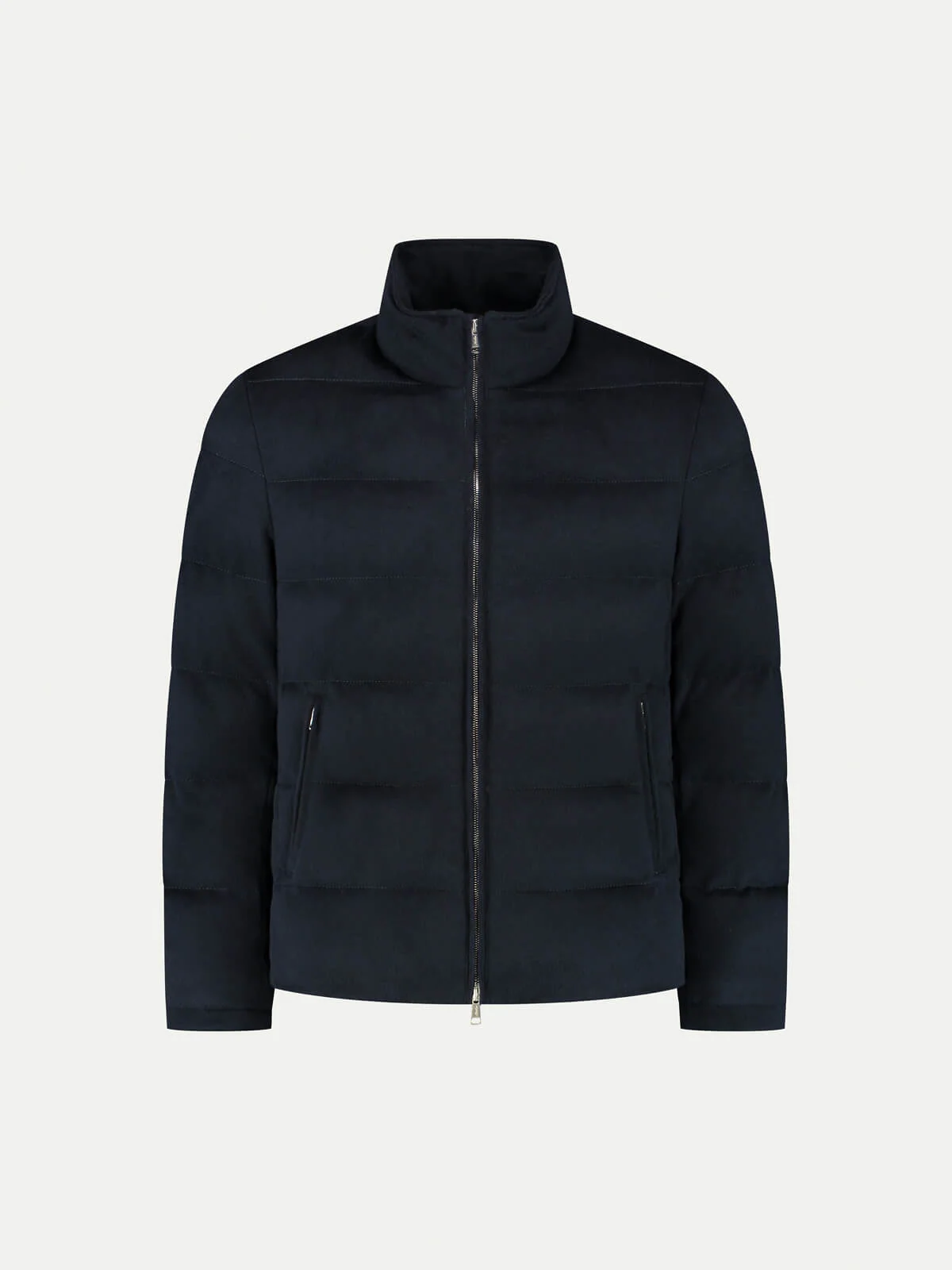 Navy AUR1 Puffer Jacket - Image 2