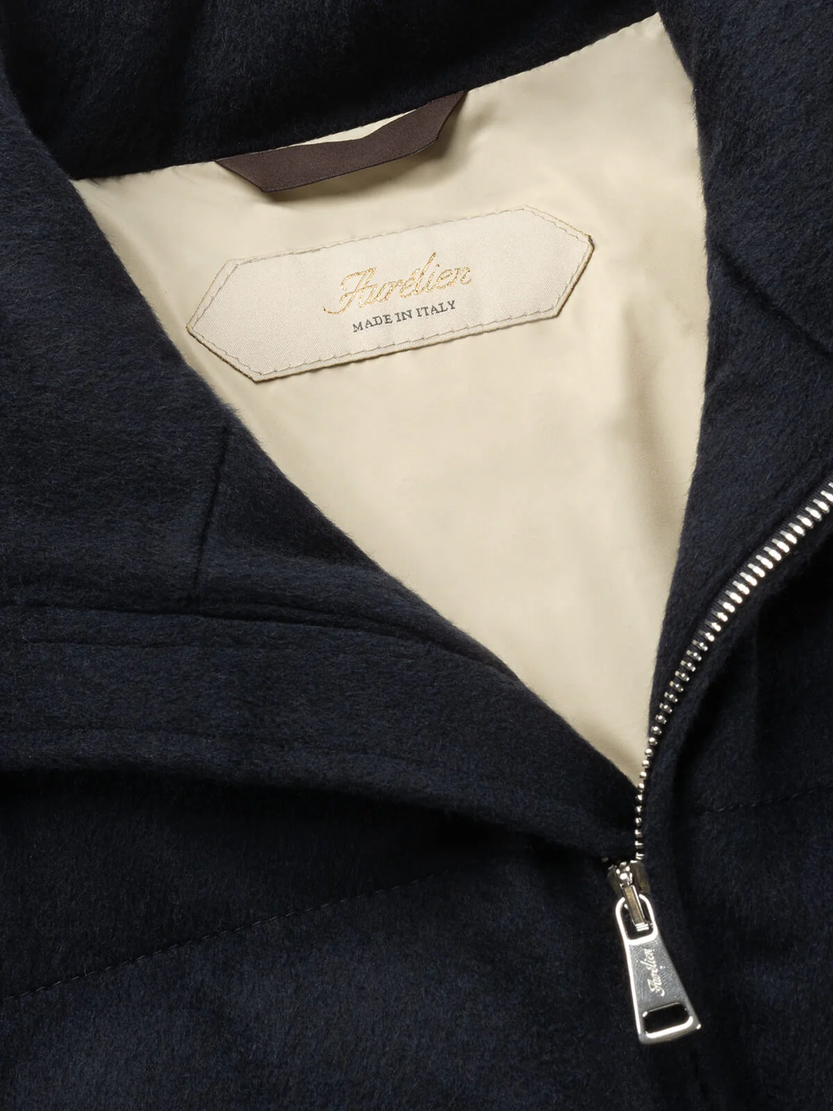 Navy AUR1 Puffer Jacket - Image 3