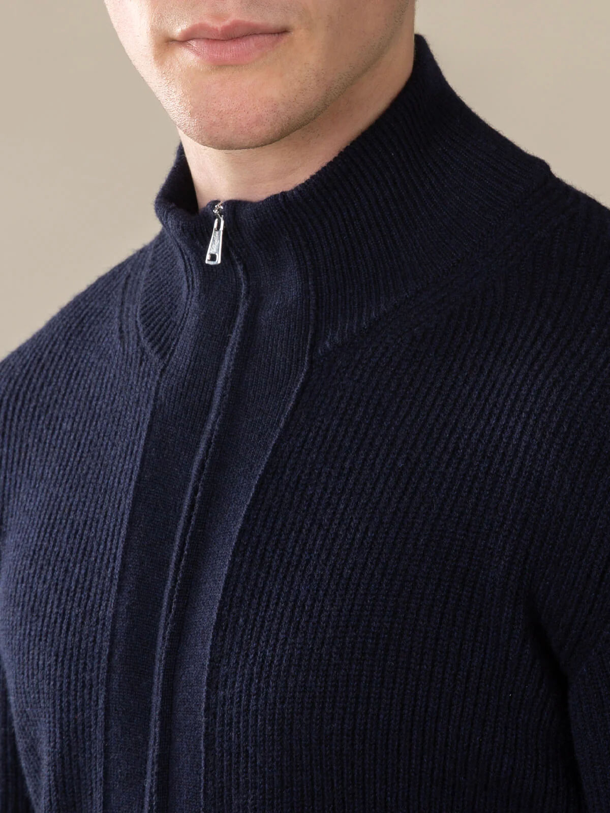 Navy Voyager Rib Vest - Image 3