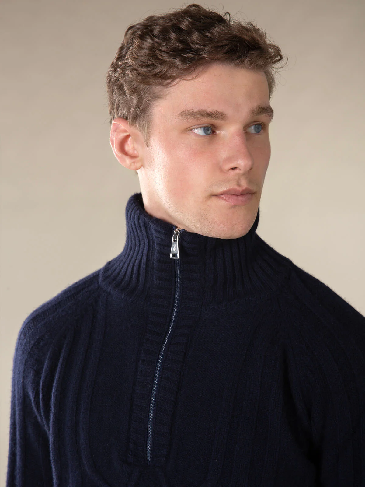 Navy Wintertime Sweater - Image 3