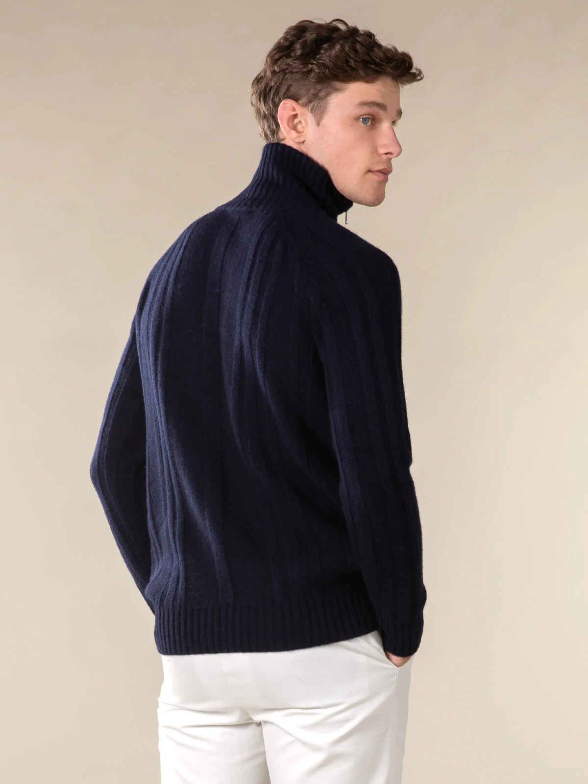 Navy Wintertime Sweater - Image 5