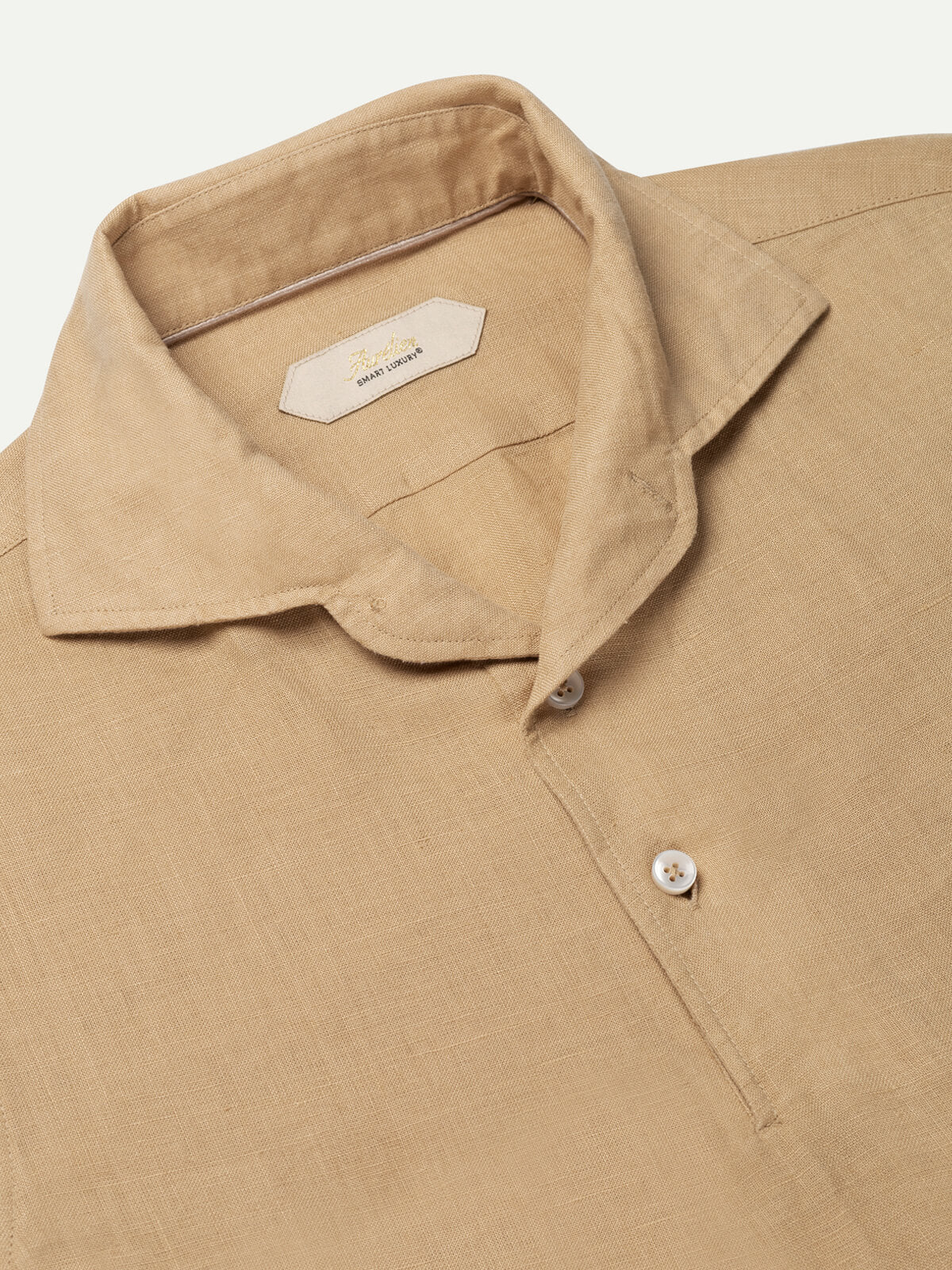 Nut Linen Pop-over Shirt - Image 3