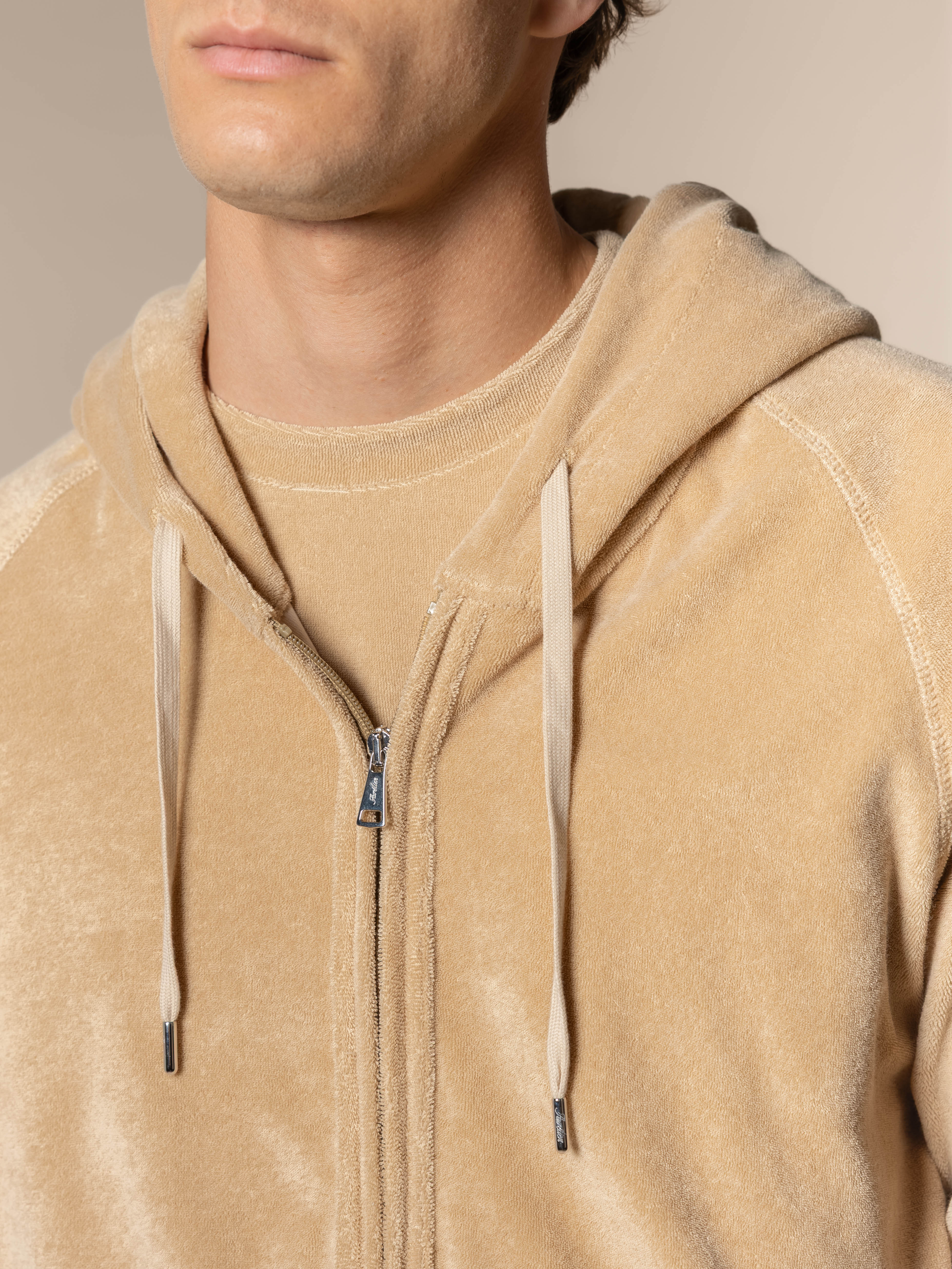 Nut Terry Towelling Zipper Vest - Image 4