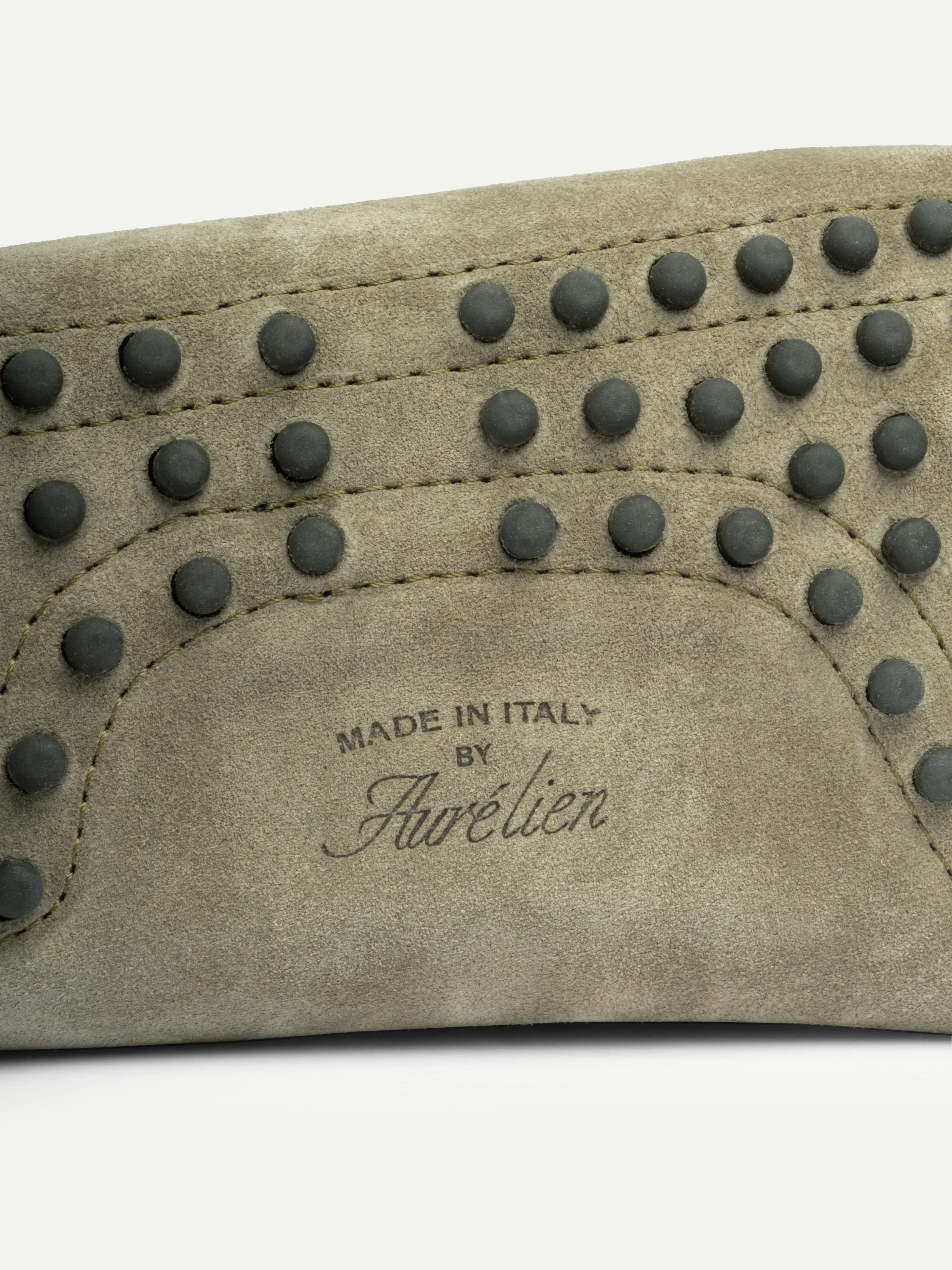 Pistache Suede Driving Shoes - Image 3