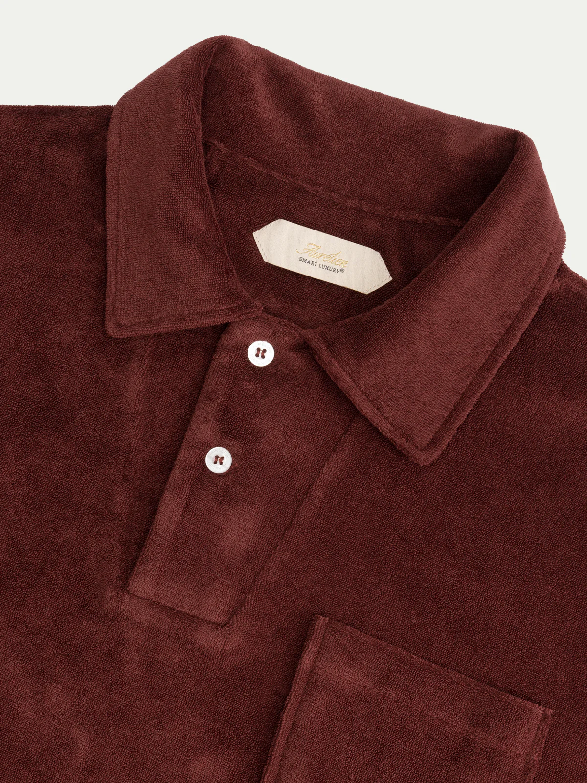 Port Terry Towelling Polo Shirt - Image 3