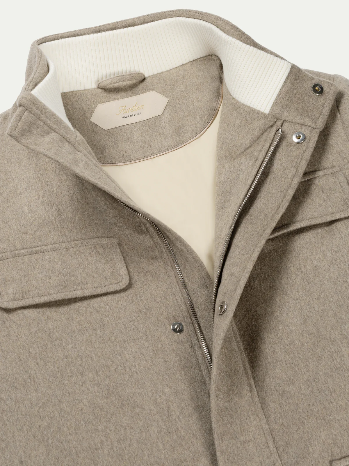 Taupe Field Jacket - Image 3