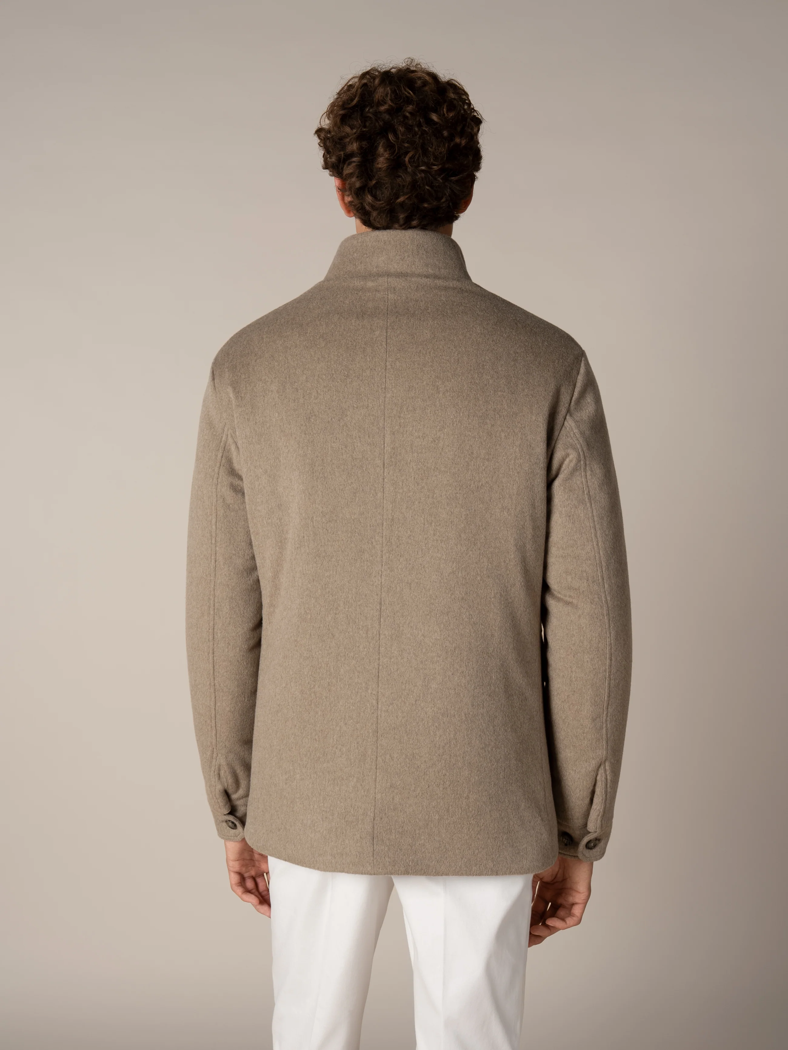 Taupe Field Jacket - Image 4
