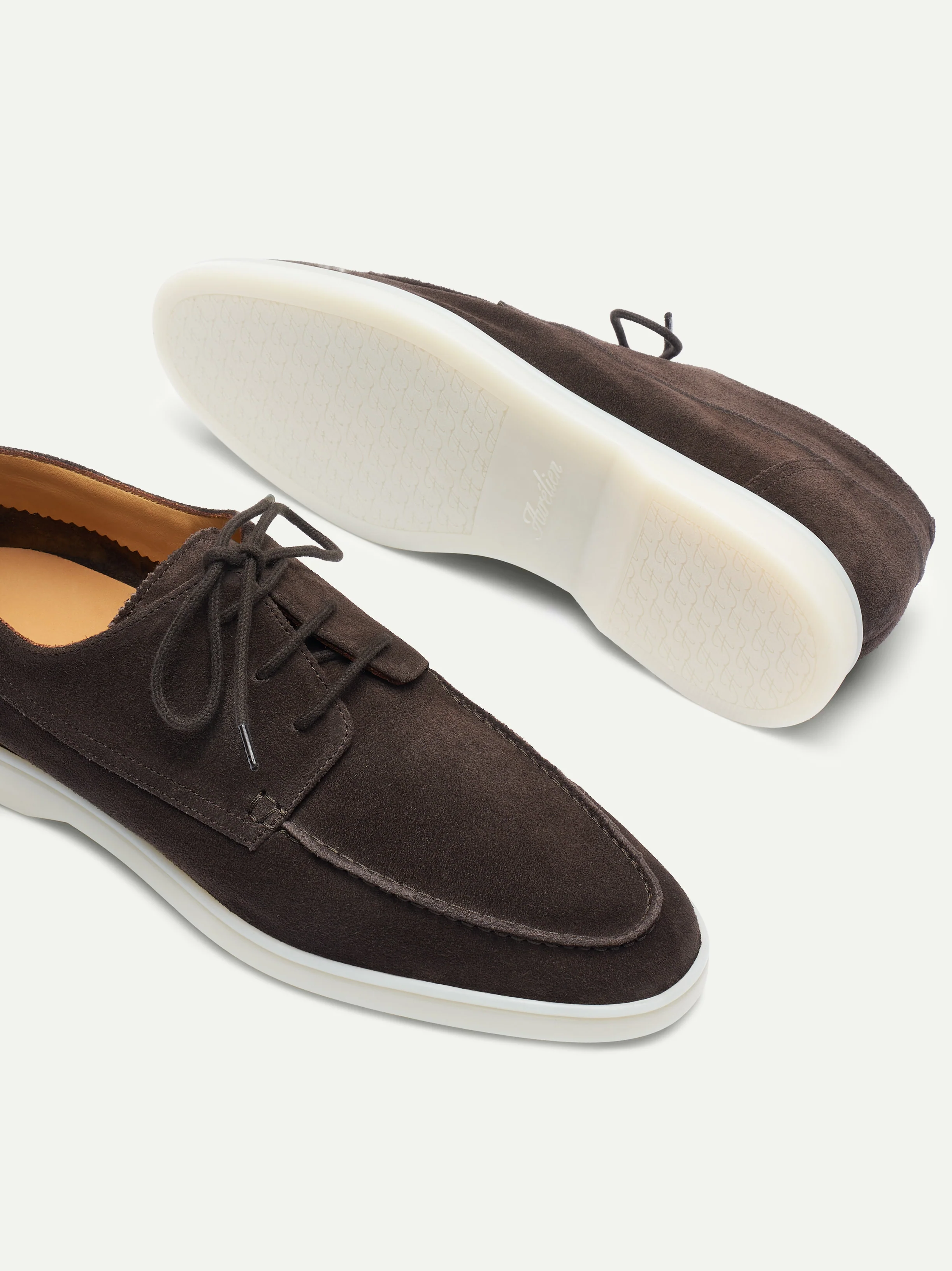 Warm Grey Boat Loafers - Image 2