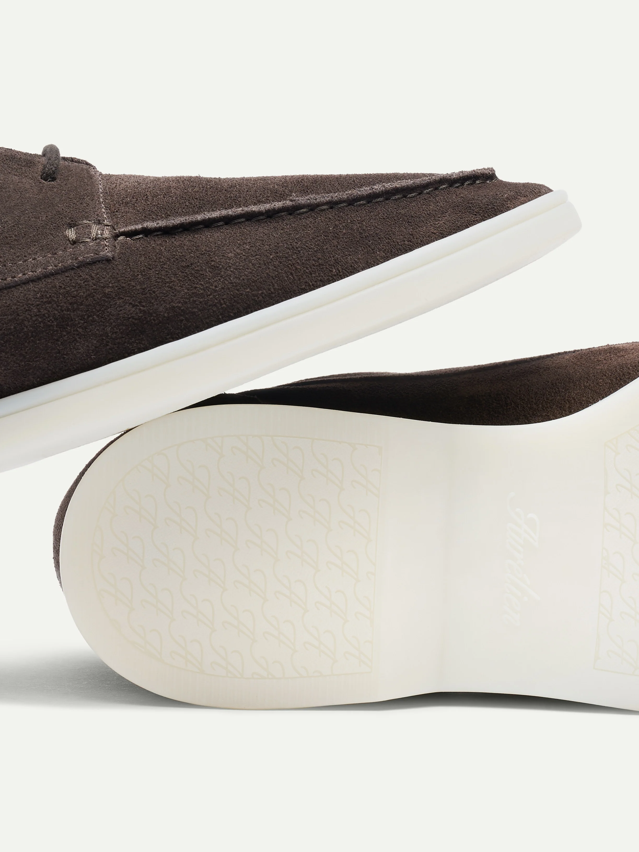 Warm Grey Boat Loafers - Image 4