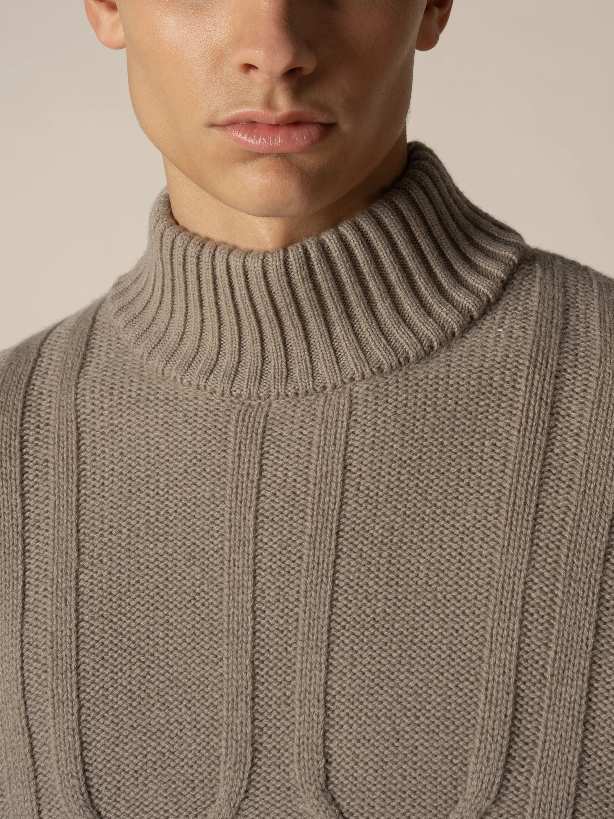 Mockneck Taupe - Image 4