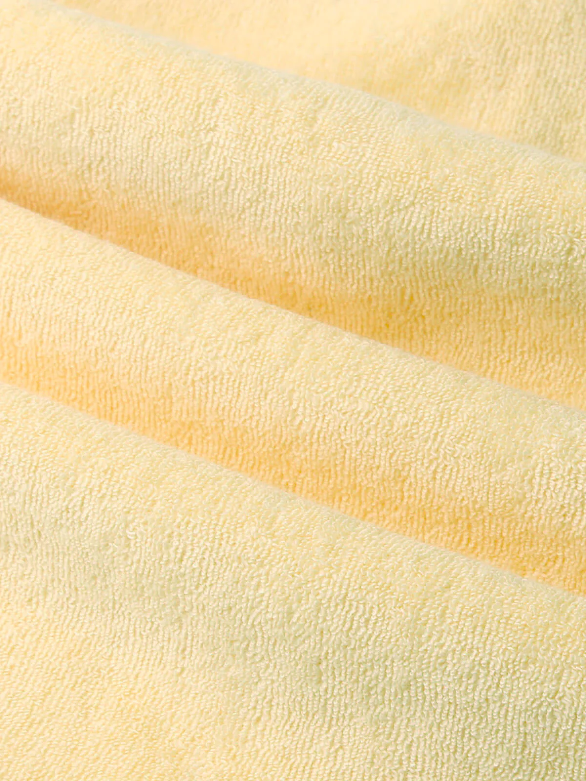 Yellow Terry Towelling Polo Shirt - Image 5